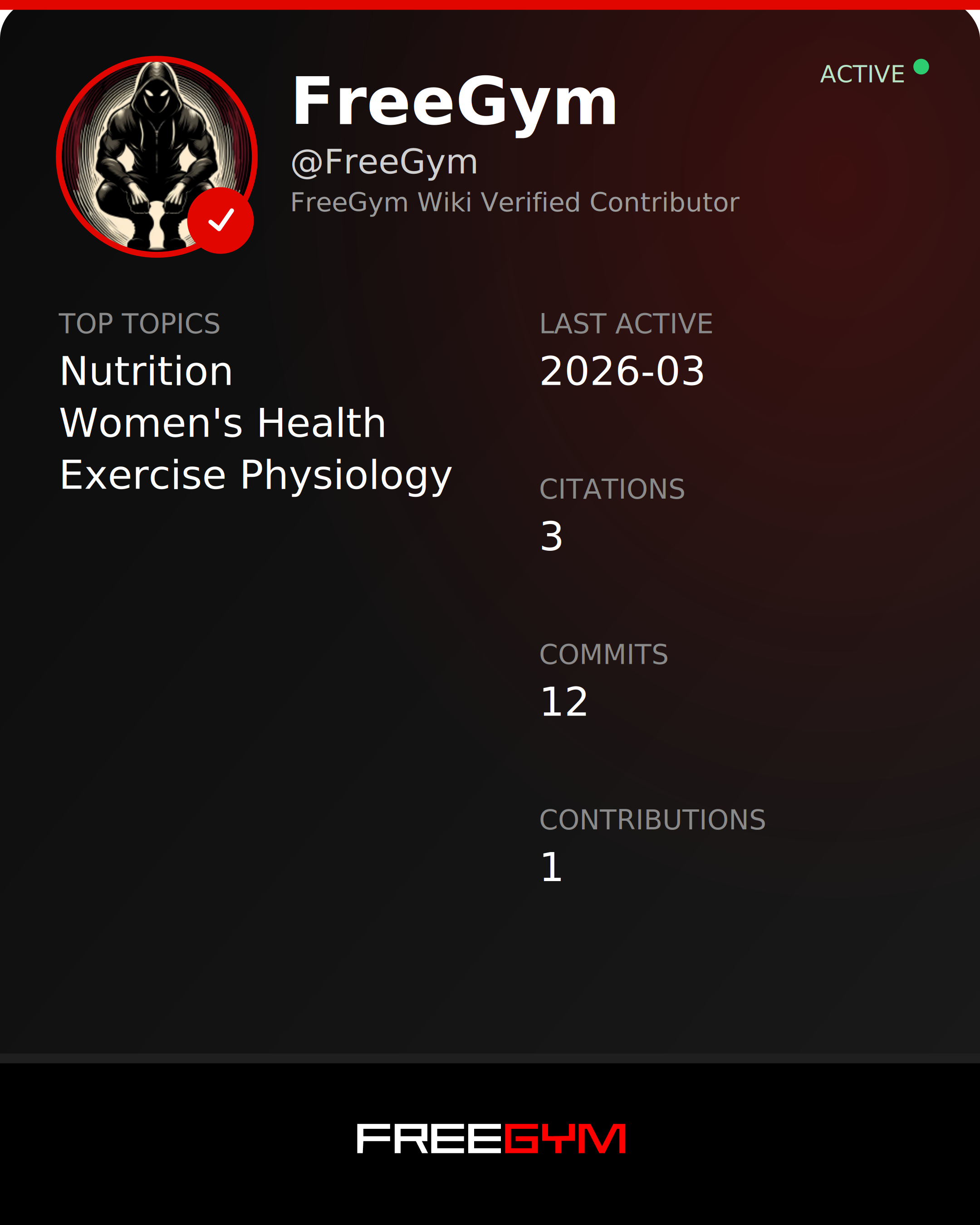 FreeGym card preview